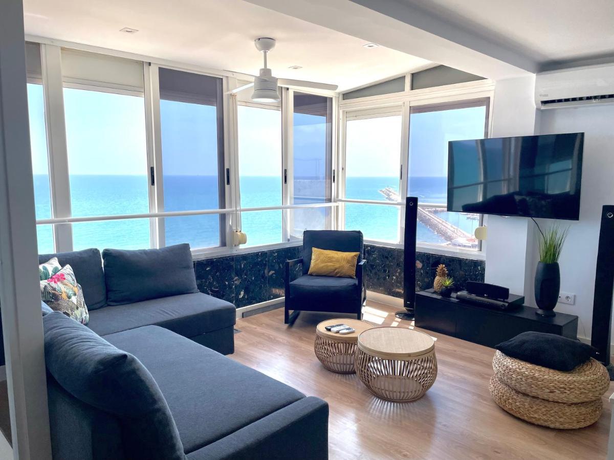 Апартаменты Atico Duplex Playa De Gandia A 1Ra Linea De Playa Экстерьер фото